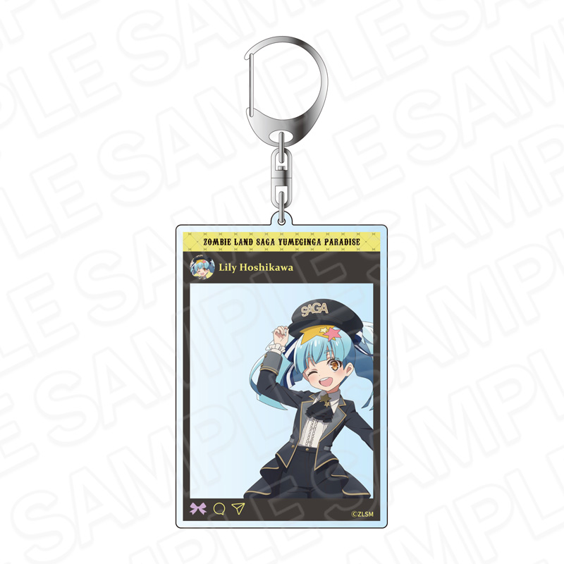 劇場版『ゾンビランドサガ ゆめぎんがパラダイス』_SNS風アクリルキーホルダー 星川 リリィ ミリタリーロリータ ver.