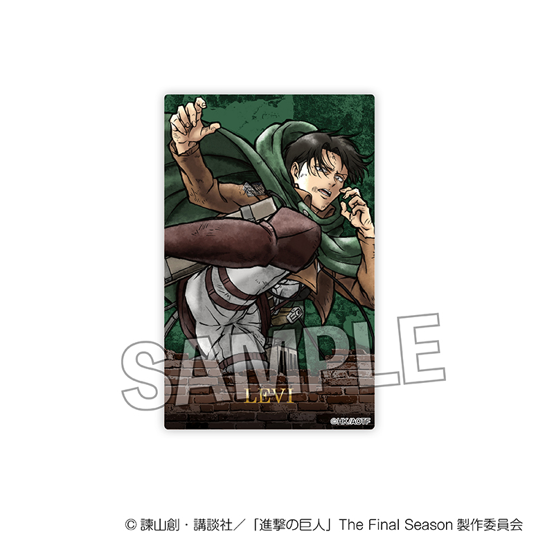 進撃の巨人_激高!!アクリルカード　リヴァイ