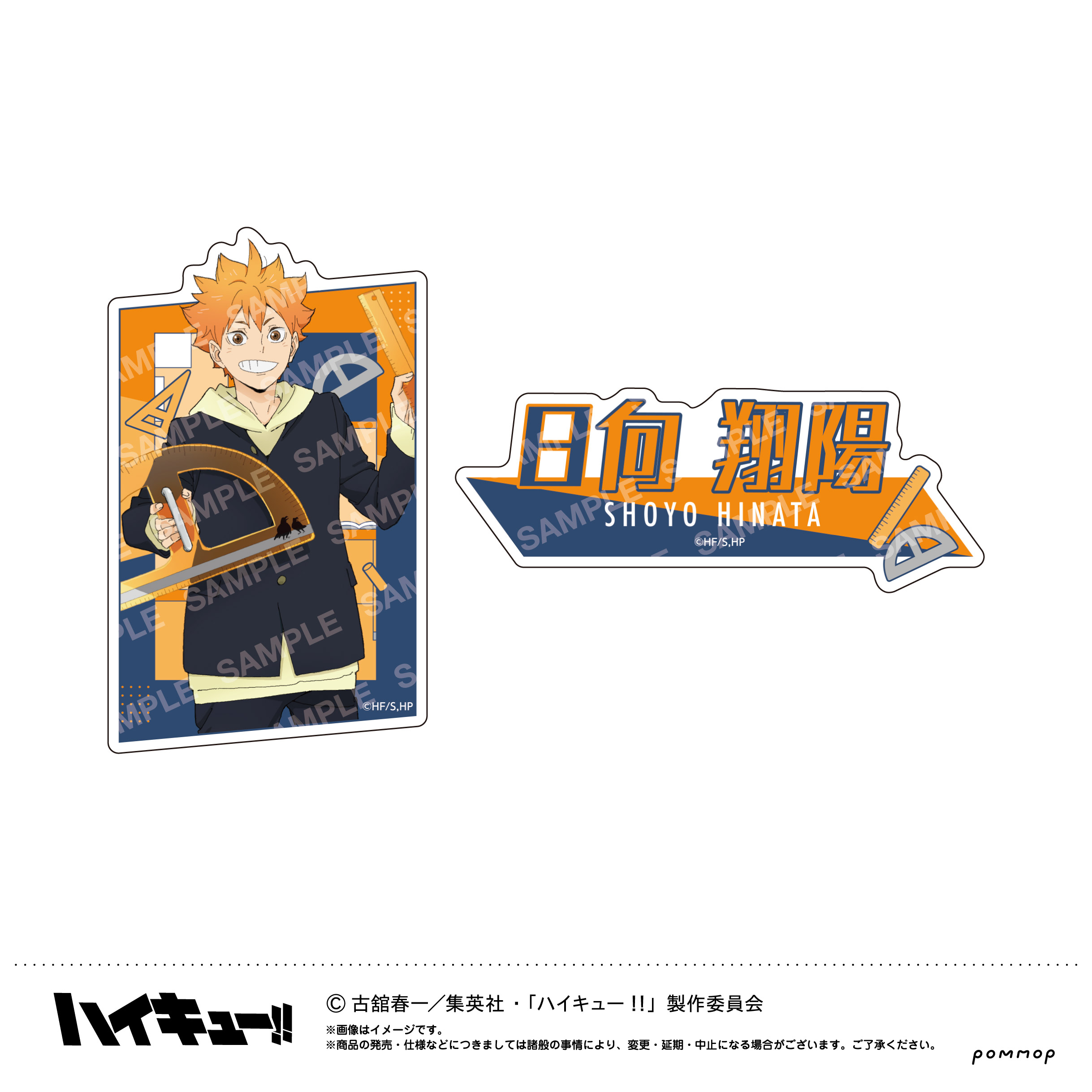 ハイキュー!!_ダイカットシールセット-授業!!-(A 日向翔陽)	
