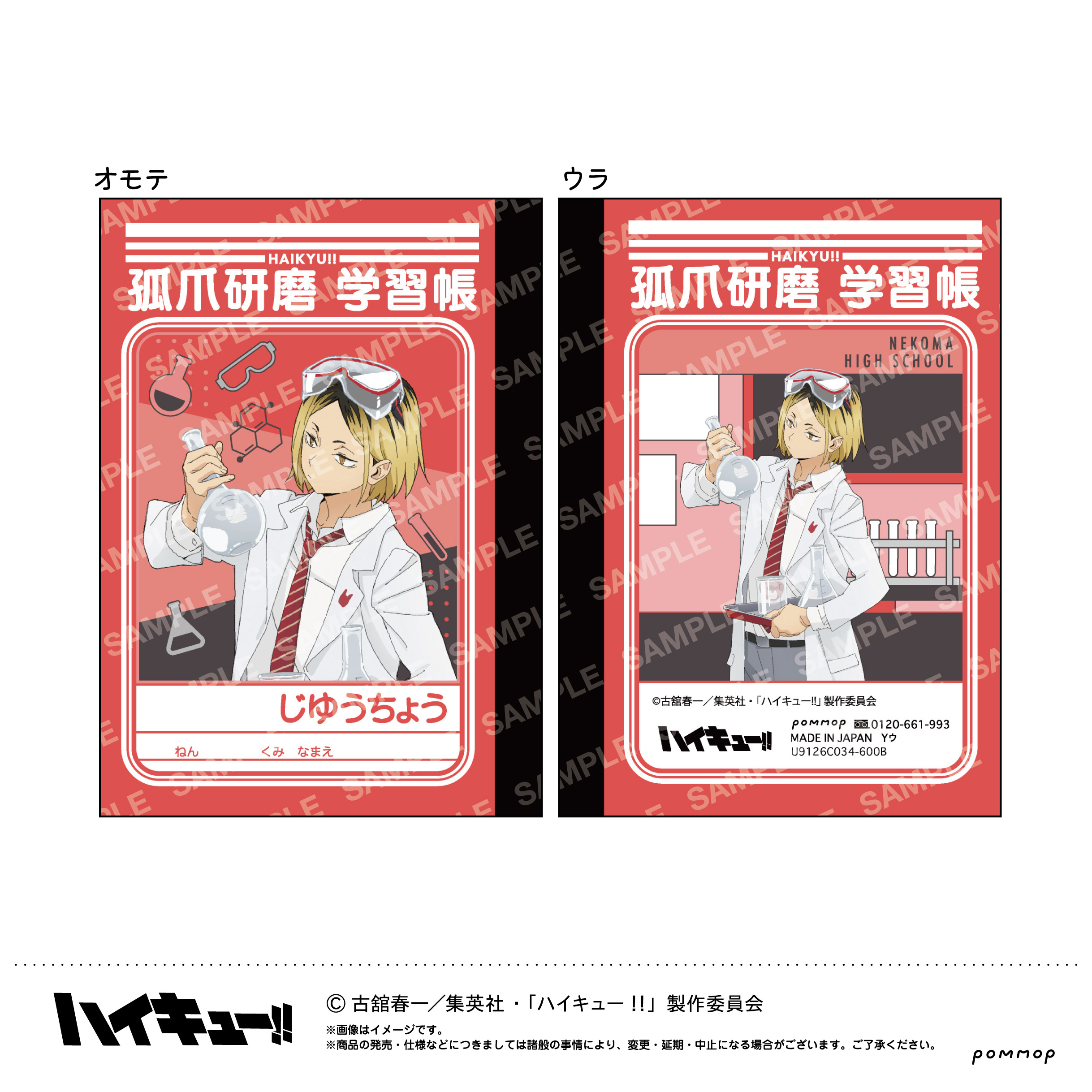 ハイキュー!!_ミニ学習帳セット-授業!!-(C 音駒高校) | 公式グッズ