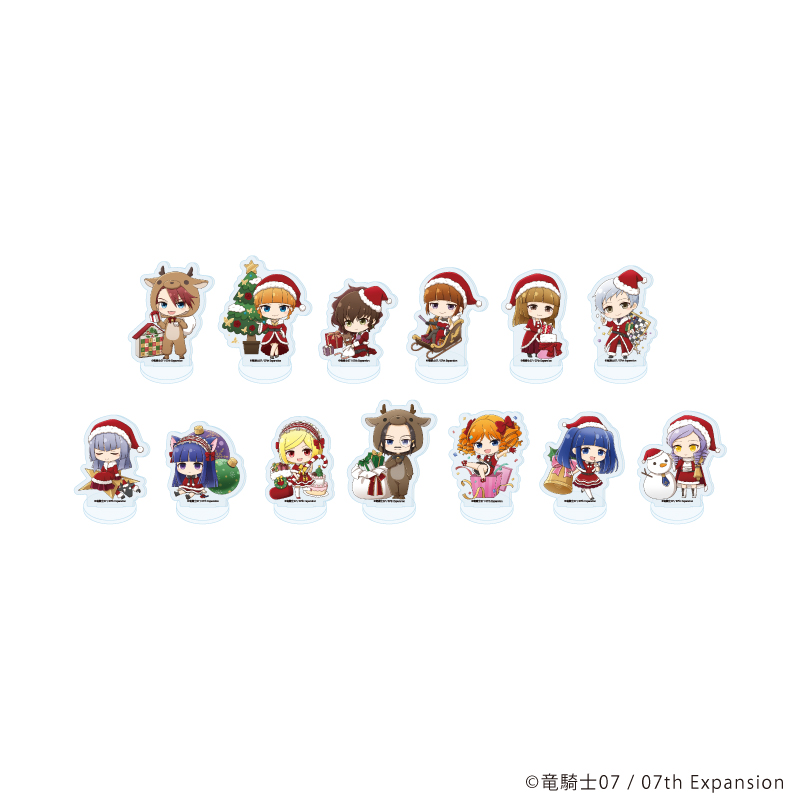 うみねこのなく頃に_アクリルぷちスタンド18/クリスマスver. コンプリートセット(全13種)(ミニキャライラスト)【コンプリートセット/13個入り】