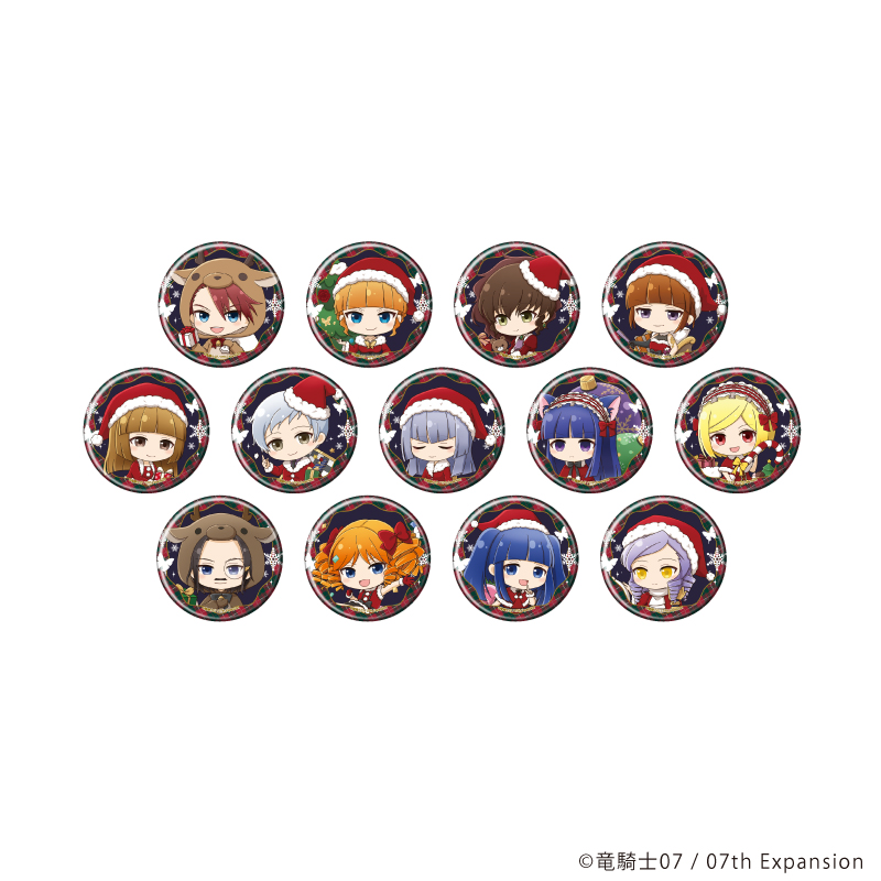 うみねこのなく頃に_缶バッジ62/クリスマスver. コンプリートセット(全13種)(ミニキャライラスト)【コンプリートセット/13個入り】