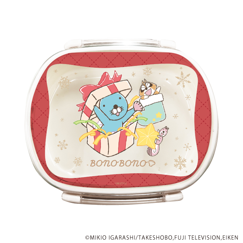 ぼのぼの_キャラランチボックス04/クリスマスver.集合デザイン(公式イラスト)