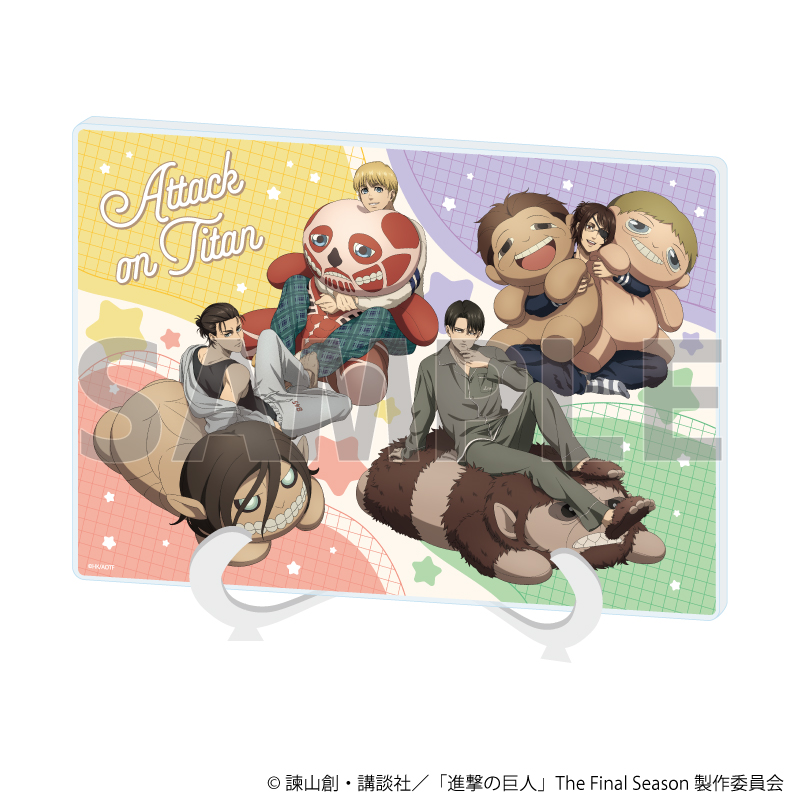 進撃の巨人 The Final Season_(A5サイズ)_アクリルアートボード01/くつろぎver.(描き下ろしイラスト)
