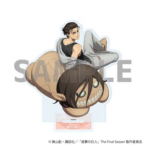 진격의 거인 The Final Season_아크릴스탠드05/에렌 예거 안락 ver.(신작 일러스트)
