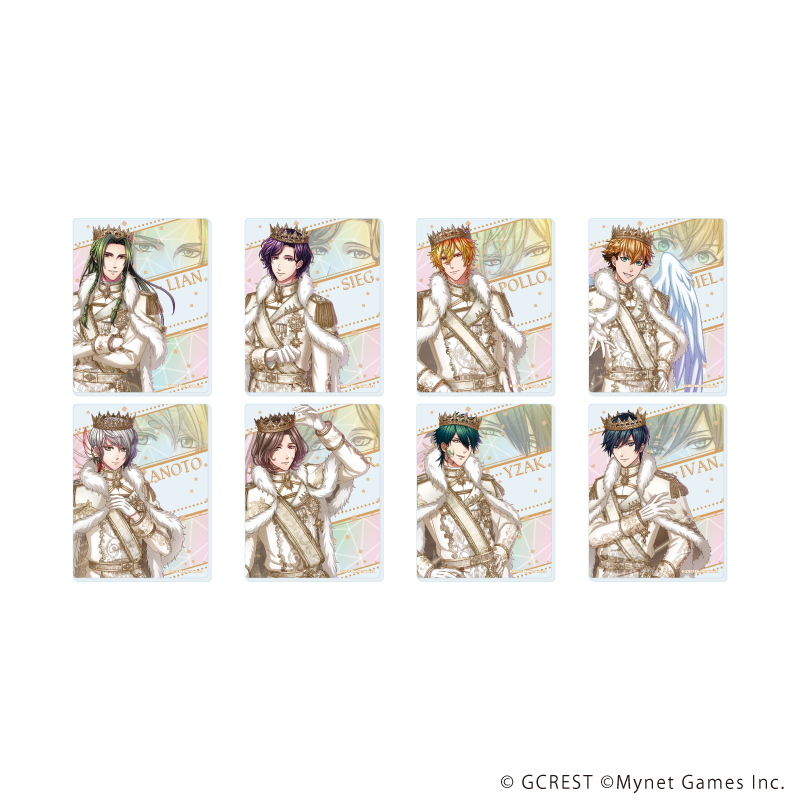 夢王国と眠れる100人の王子様_アクリルカード12/コンプリートセット(全8種)(公式イラスト)【コンプリートセット／8個入り】