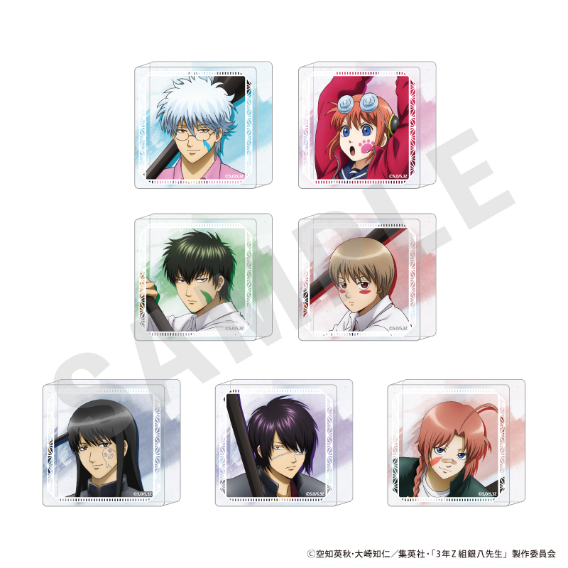 3年Z組銀八先生_トレーディングミニアクリルブロック（全7種） 【BOX／7個入り】