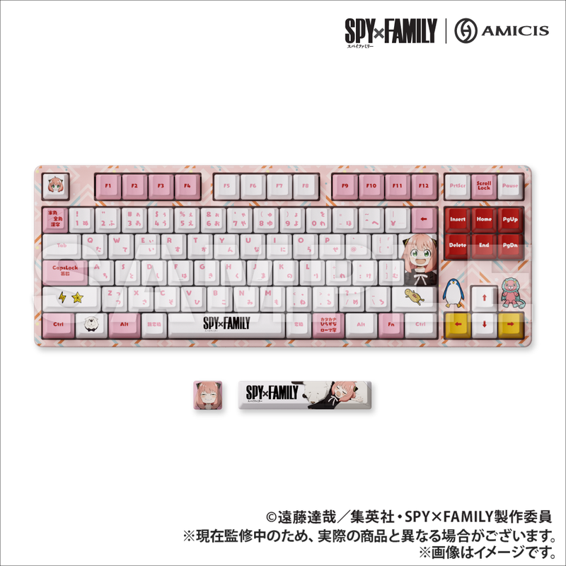 SPY×FAMILY｜AMICIS ゲーミングキーボード 日本語配列 TKL | SPY