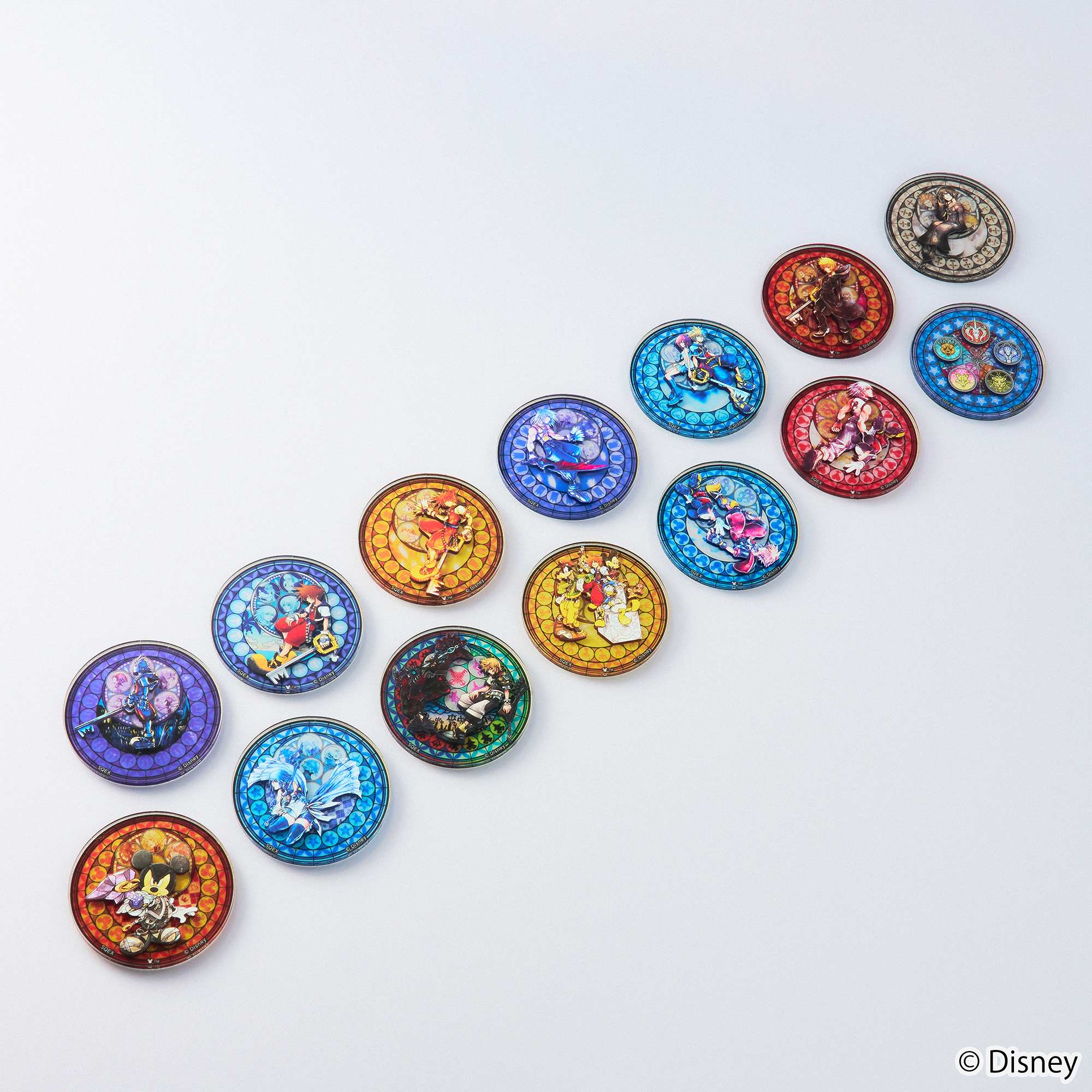 キングダムハーツ_アクリルステッカーコレクション【BOX／14個入り】