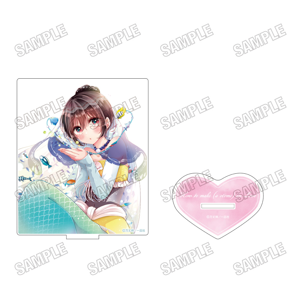 恋する(おとめ)の作り方_アクリルアートスタンド③