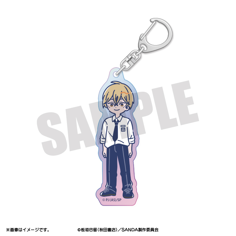SANDA_れとぽぷ オーロラアクリルキーホルダー 三田一重