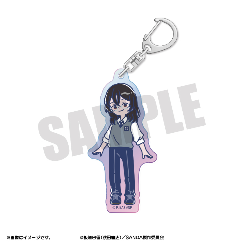 SANDA_れとぽぷ オーロラアクリルキーホルダー 小野一会