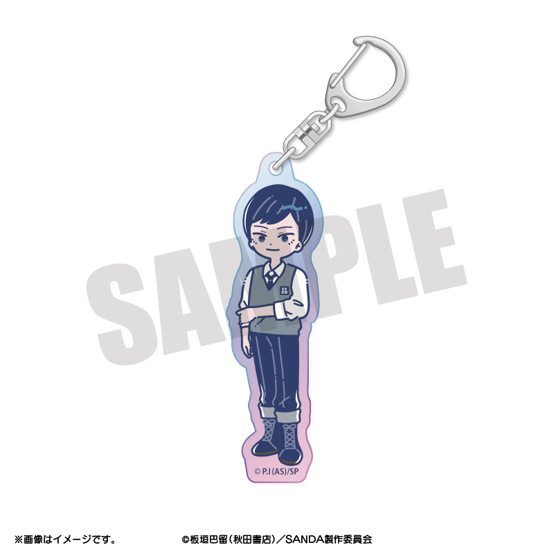 SANDA_れとぽぷ オーロラアクリルキーホルダー 甘矢一詩