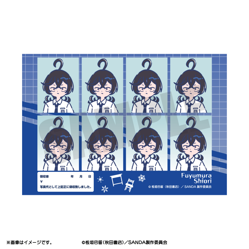 SANDA_れとぽぷ 証明写真風ステッカー 冬村四織