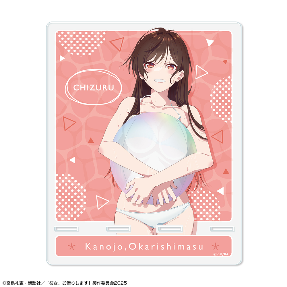 彼女、お借りします_アクリルスマホスタンド Ver.4 デザイン02(水原千鶴/B)