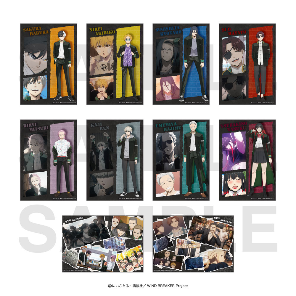 WIND BREAKER_トレーディングホログラムブロマイド （全10種）　【BOX／10個入り】