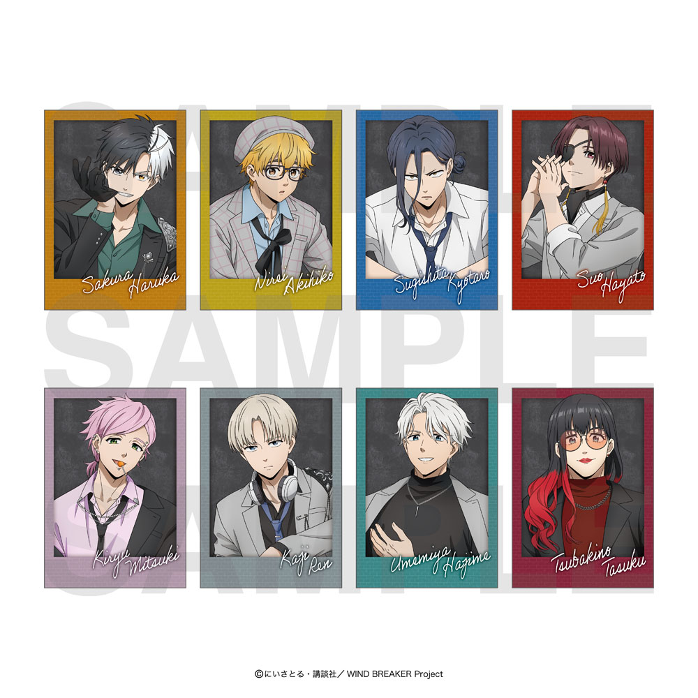 WIND BREAKER_トレーディングインスタントフォト風カード（全8種）　【BOX／8個入り】