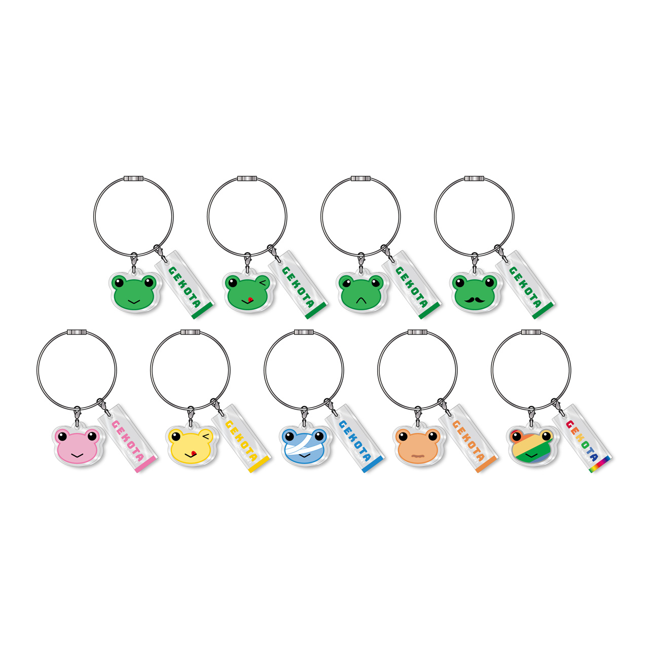 とある科学の超電磁砲T_ゲコ太ワイヤーチャーム全9種(ブラインド)