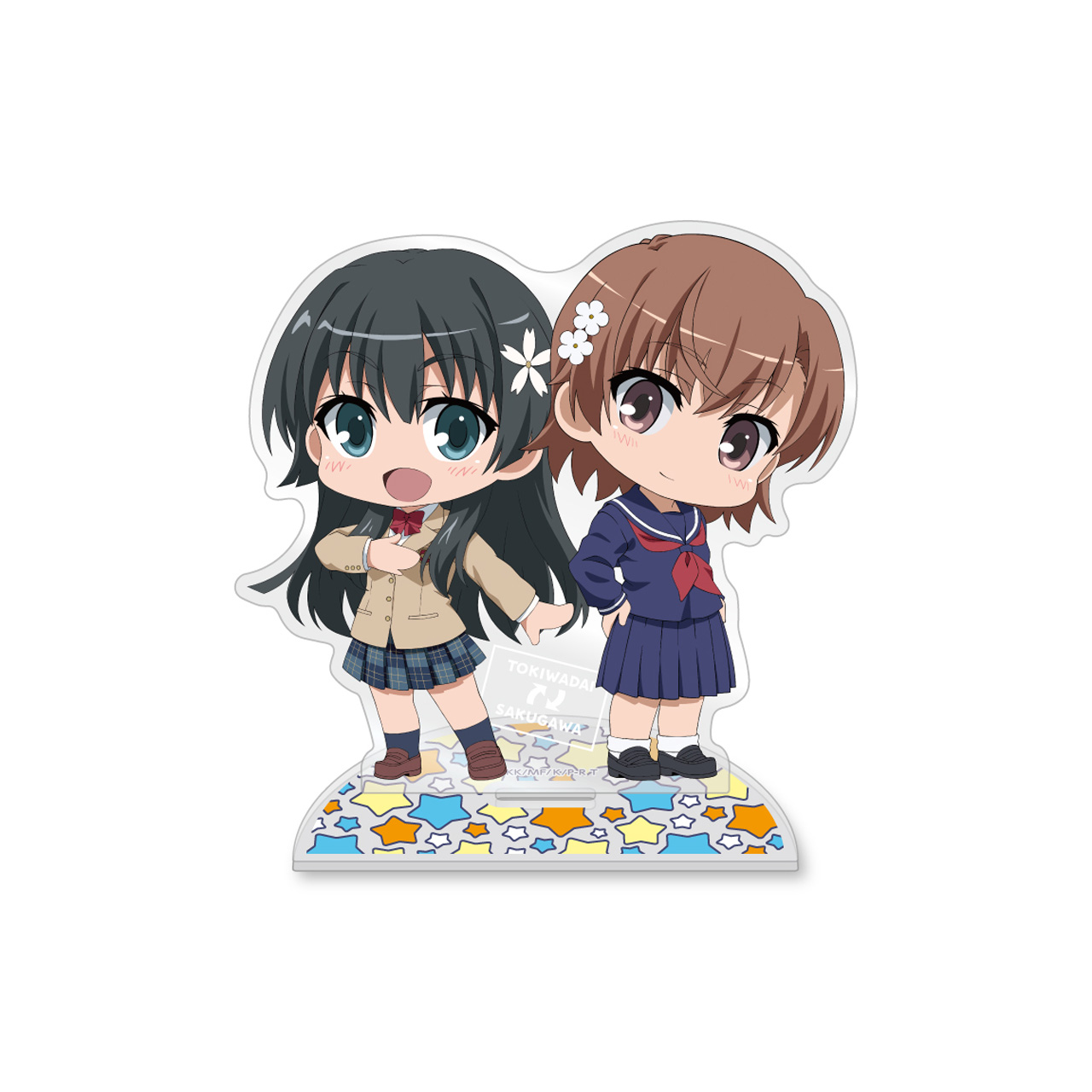 とある科学の超電磁砲T_制服交換御坂美琴＆佐天涙子アクリルスタンド