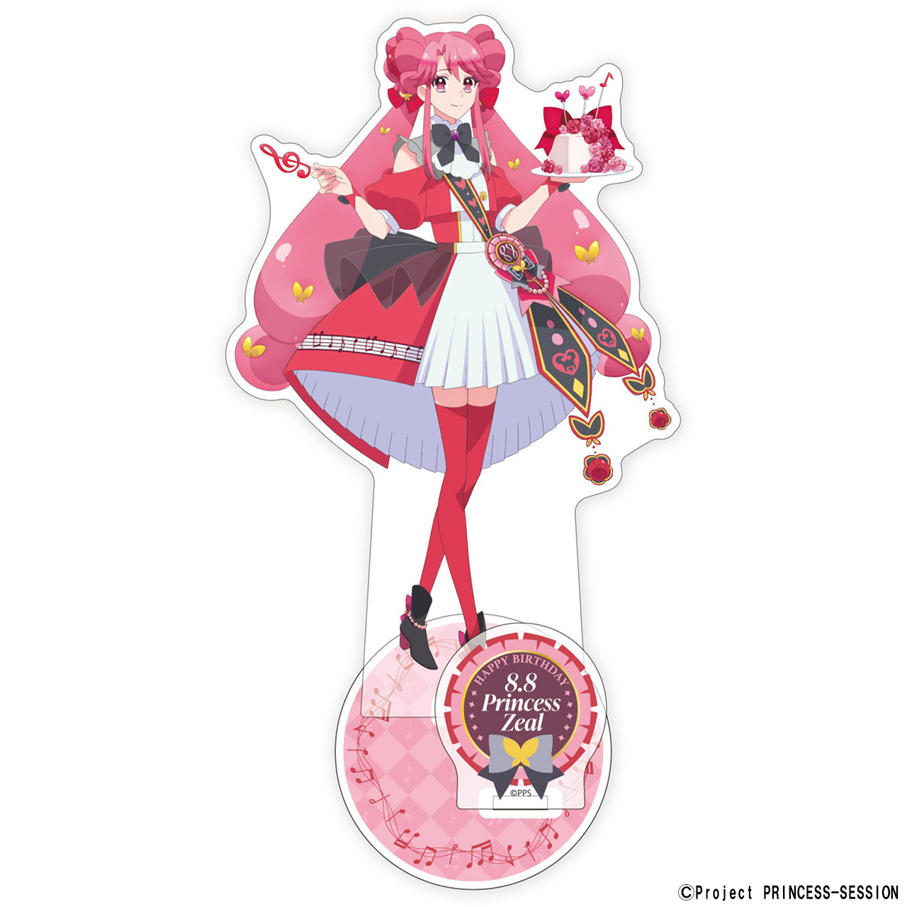 プリンセッション・オーケストラ_バースデーアクリルスタンド プリンセス・ジール