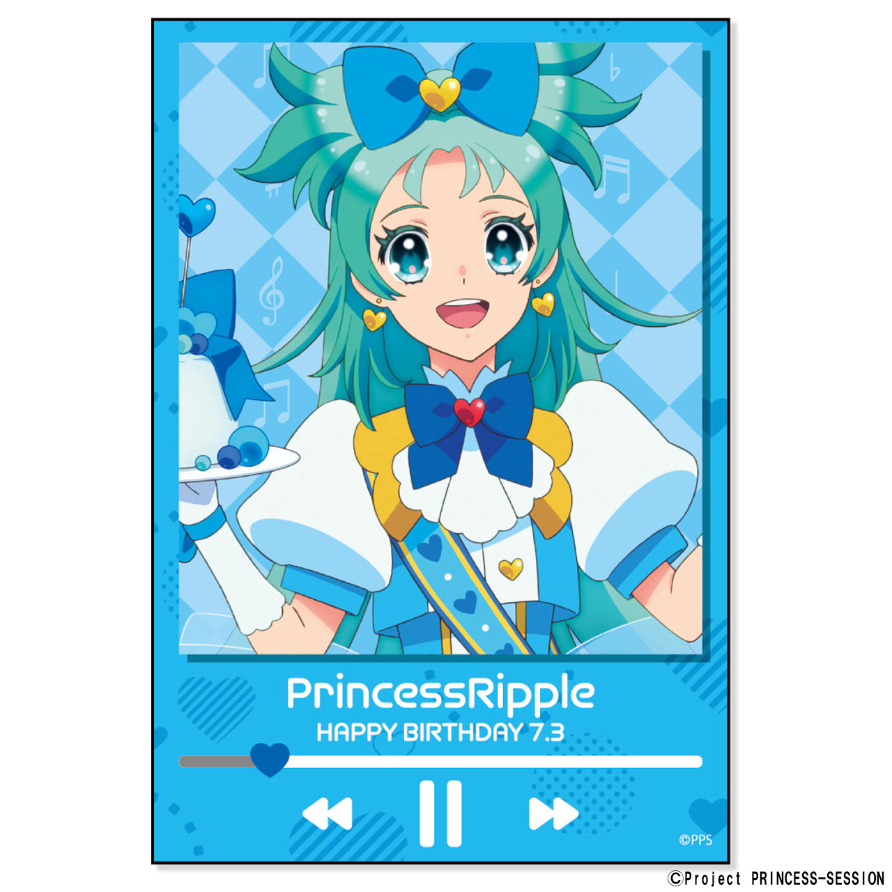 プリンセッション・オーケストラ_バースデーGG3耐ステッカー プリンセス・リップル