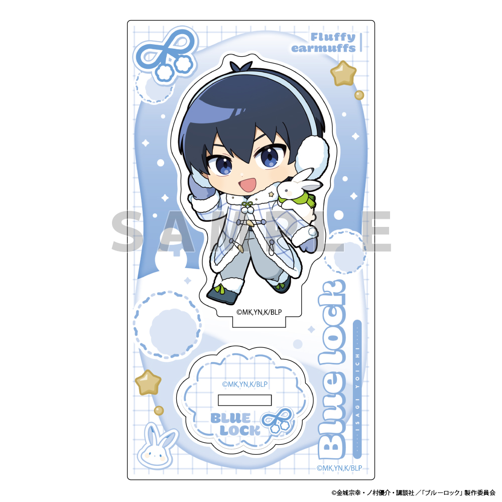 ブルーロック_アクリルスタンド(潔 世一/ふわふわイヤーマフ)