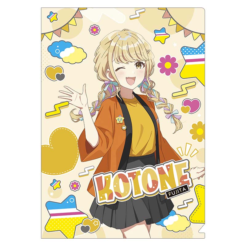 学園アイドルマスター_クリアファイル／藤田ことね　初星文化祭フェア