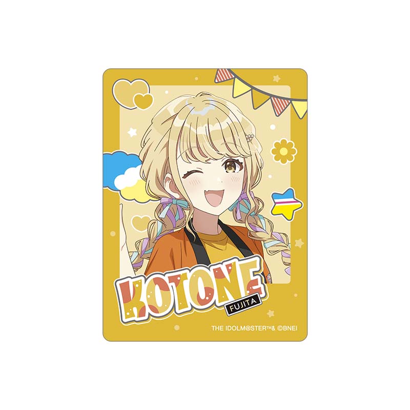 学園アイドルマスター_ステッカー／藤田ことね　初星文化祭フェア