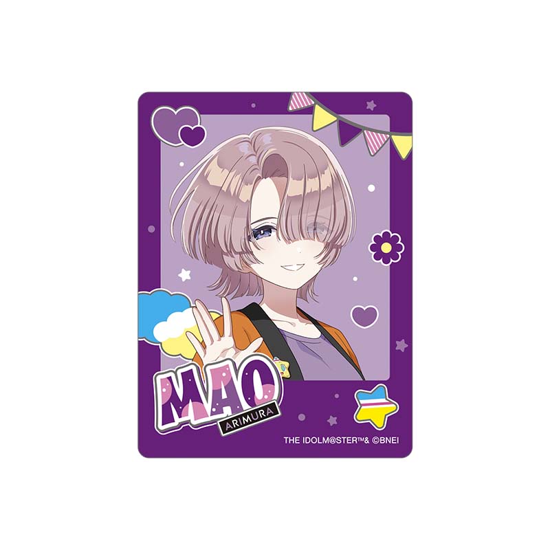 学園アイドルマスター_ステッカー／有村麻央　初星文化祭フェア