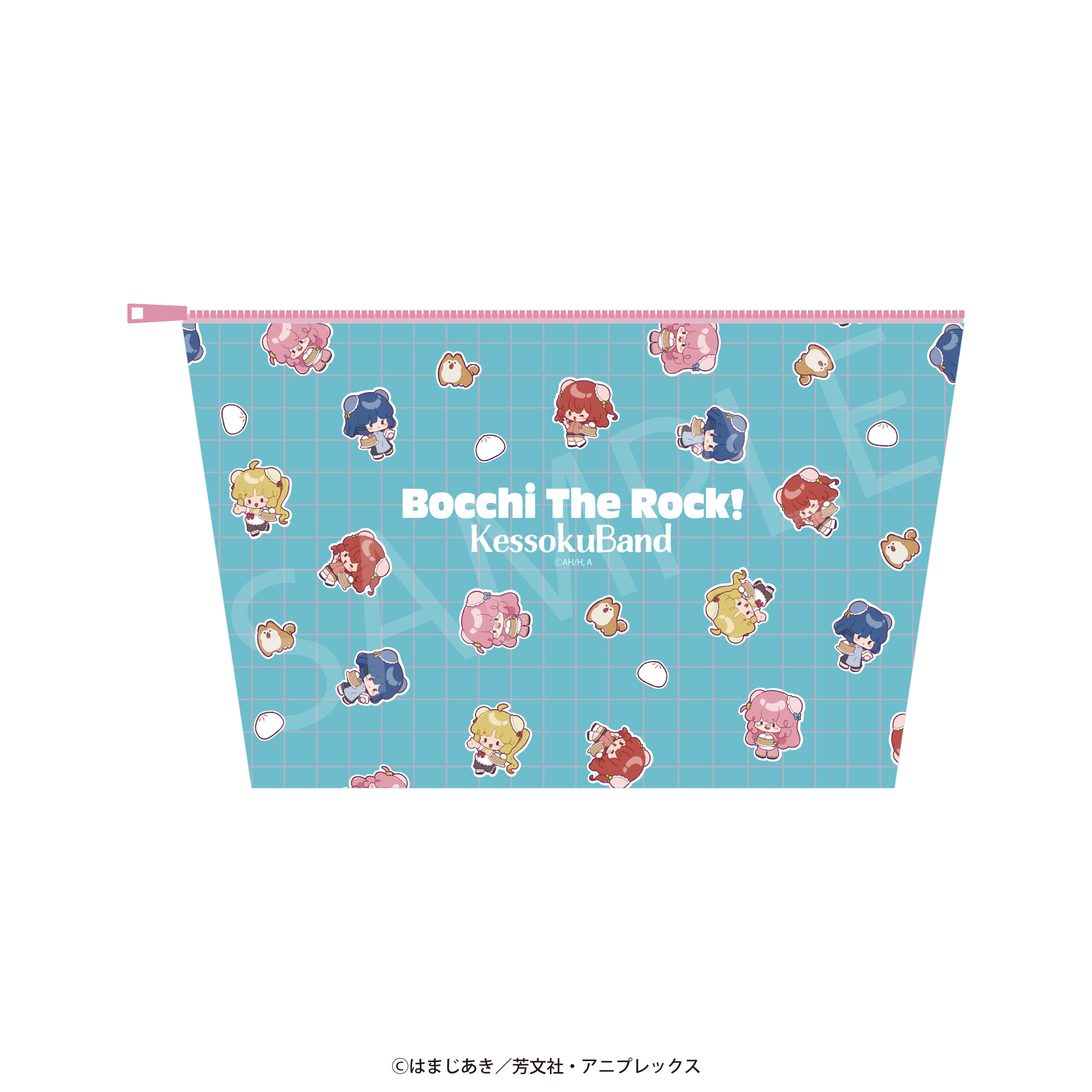 ぼっち・ざ・ろっく！_コスメポーチ 01.総柄（描き起こし）