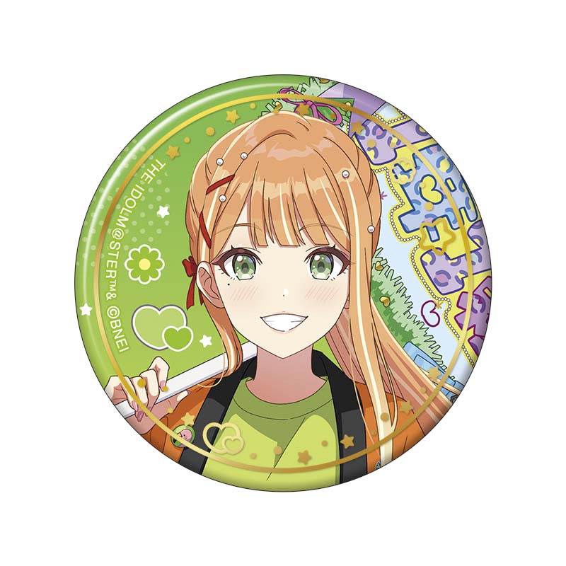 学園アイドルマスター_箔押し缶バッジ／紫雲清夏 初星文化祭フェア