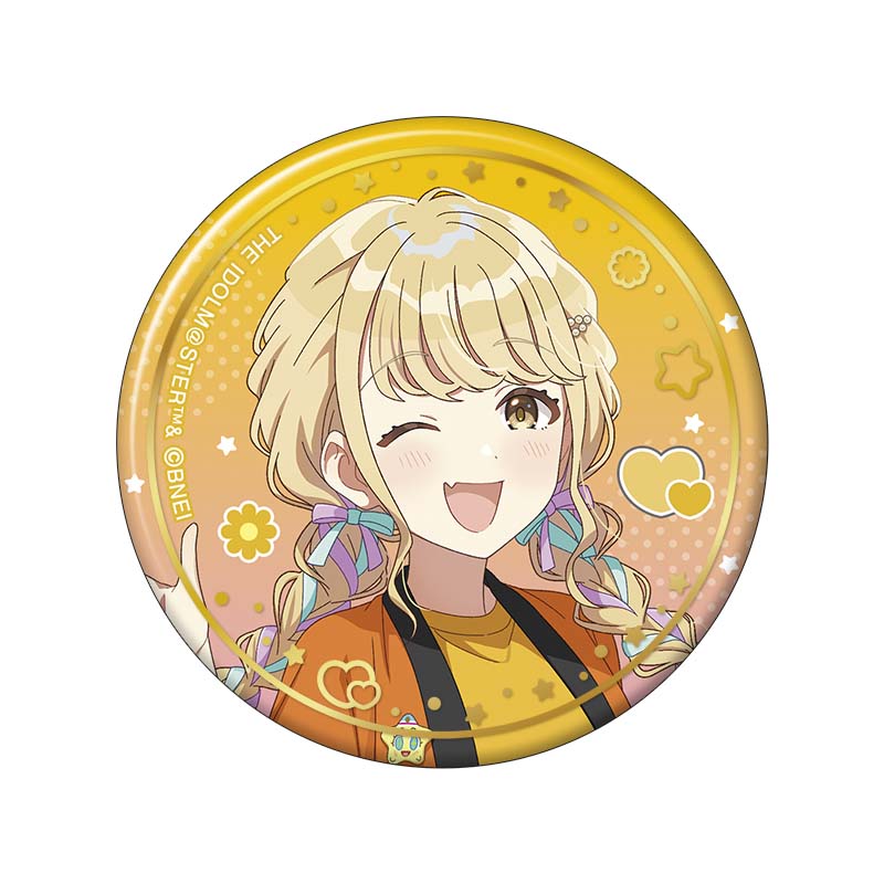 学園アイドルマスター_箔押し缶バッジ／藤田ことね 初星文化祭フェア