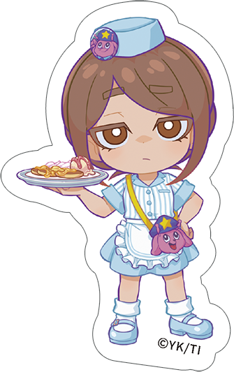 銀河特急 ミルキー☆サブウェイ_ダイカットステッカー／リョーコ