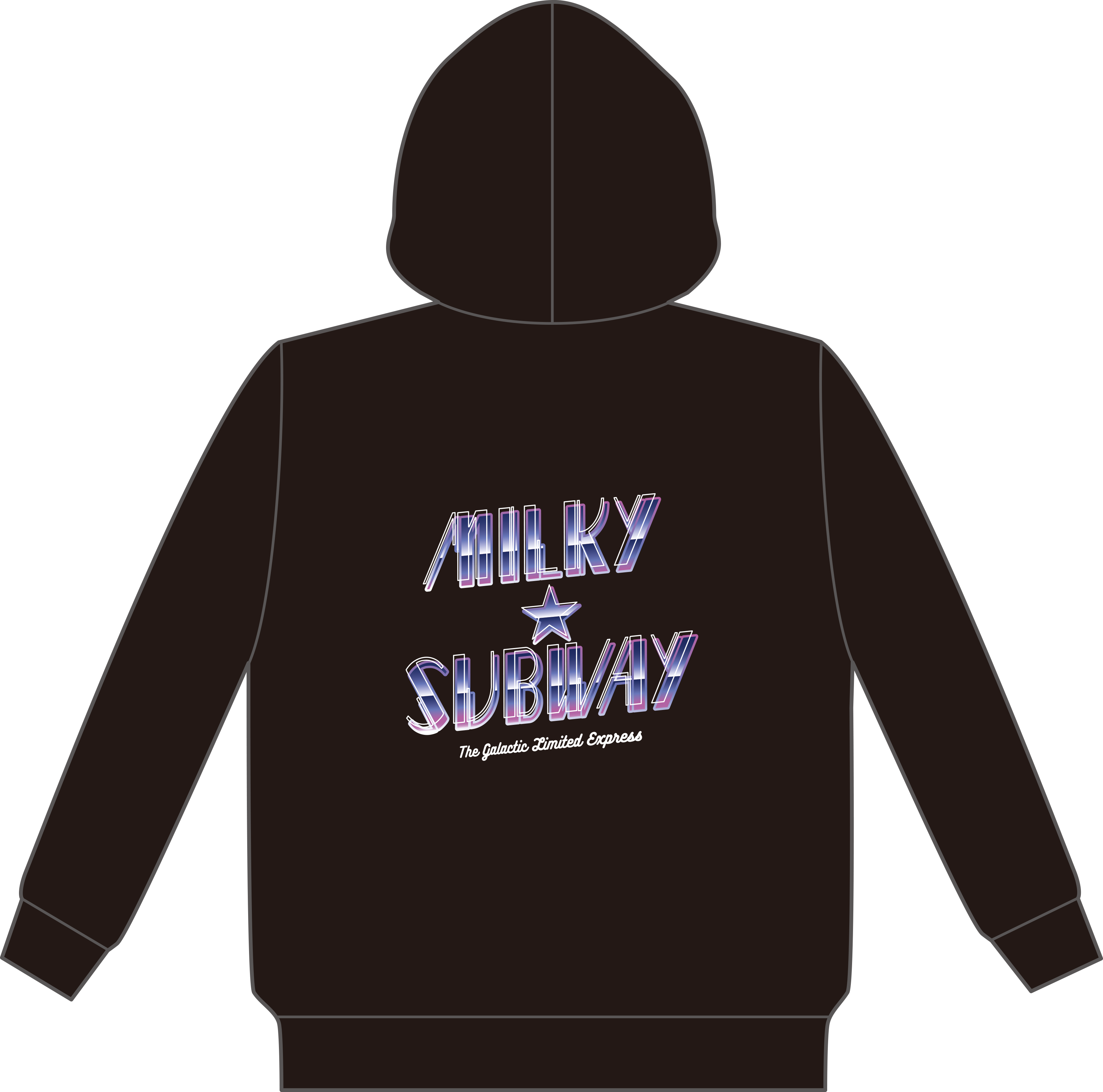 銀河特急 ミルキー☆サブウェイ_パーカー