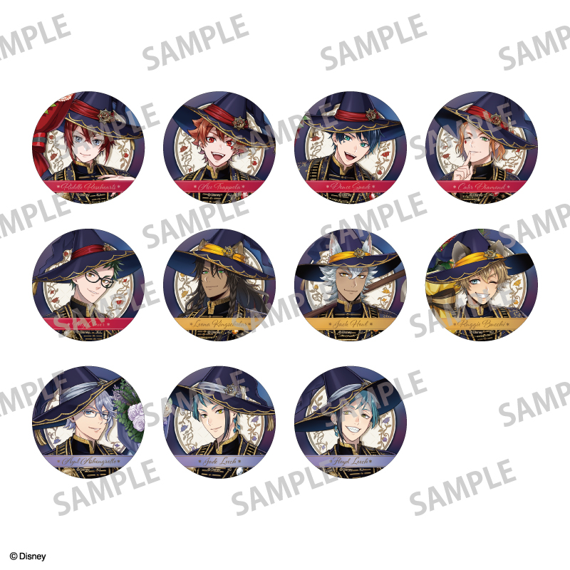 ディズニー ツイステッドワンダーランド_トレーディングオーロラメタル缶バッジ　vol.1／ブルームバースデーver.　【BOX／11個入り】