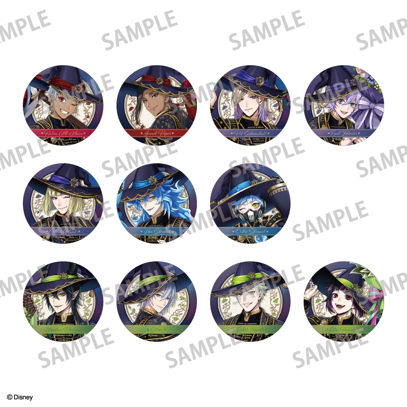 ディズニー ツイステッドワンダーランド_トレーディングオーロラメタル缶バッジ　vol.2／ブルームバースデーver.【BOX／11個入り】