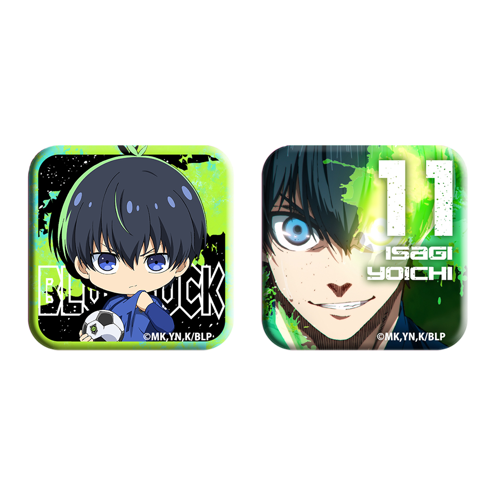 ブルーロック スクエア缶バッジセット | j-hobby Collection