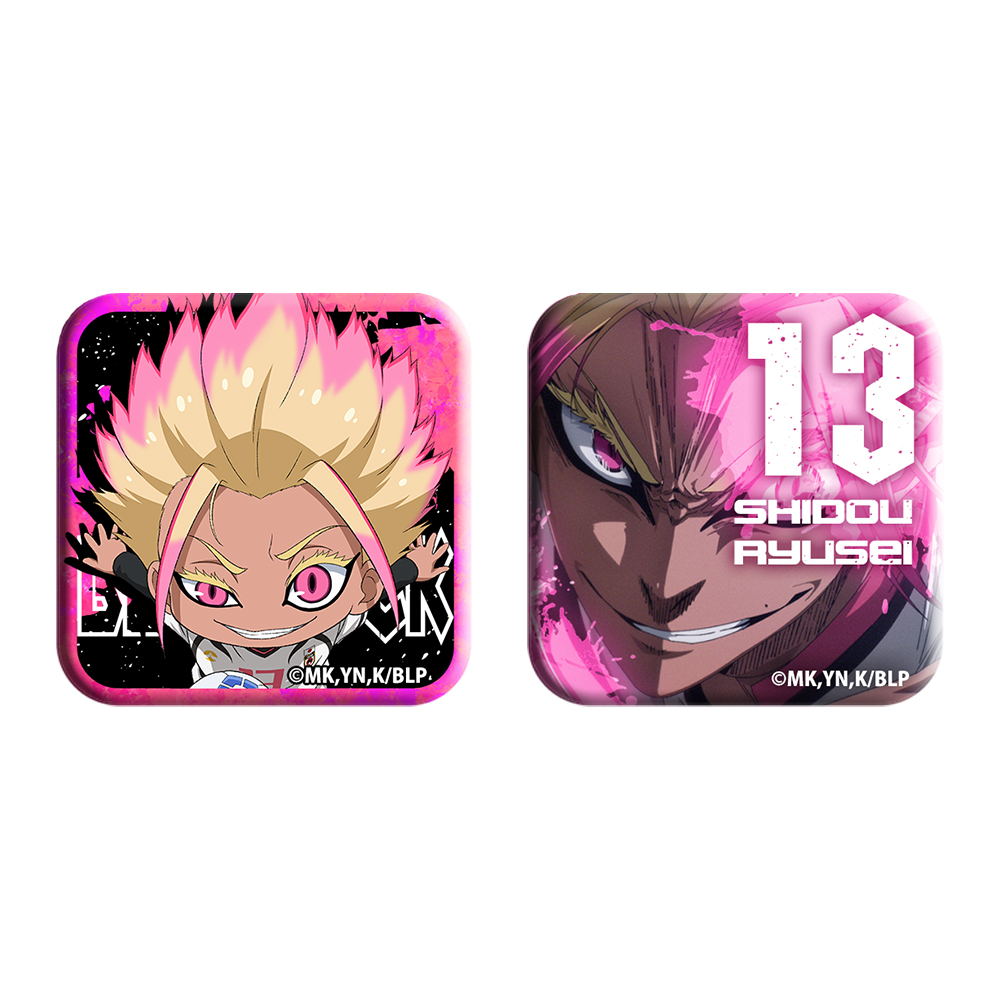 ブルーロック_士道龍聖 スクエア缶バッジセット