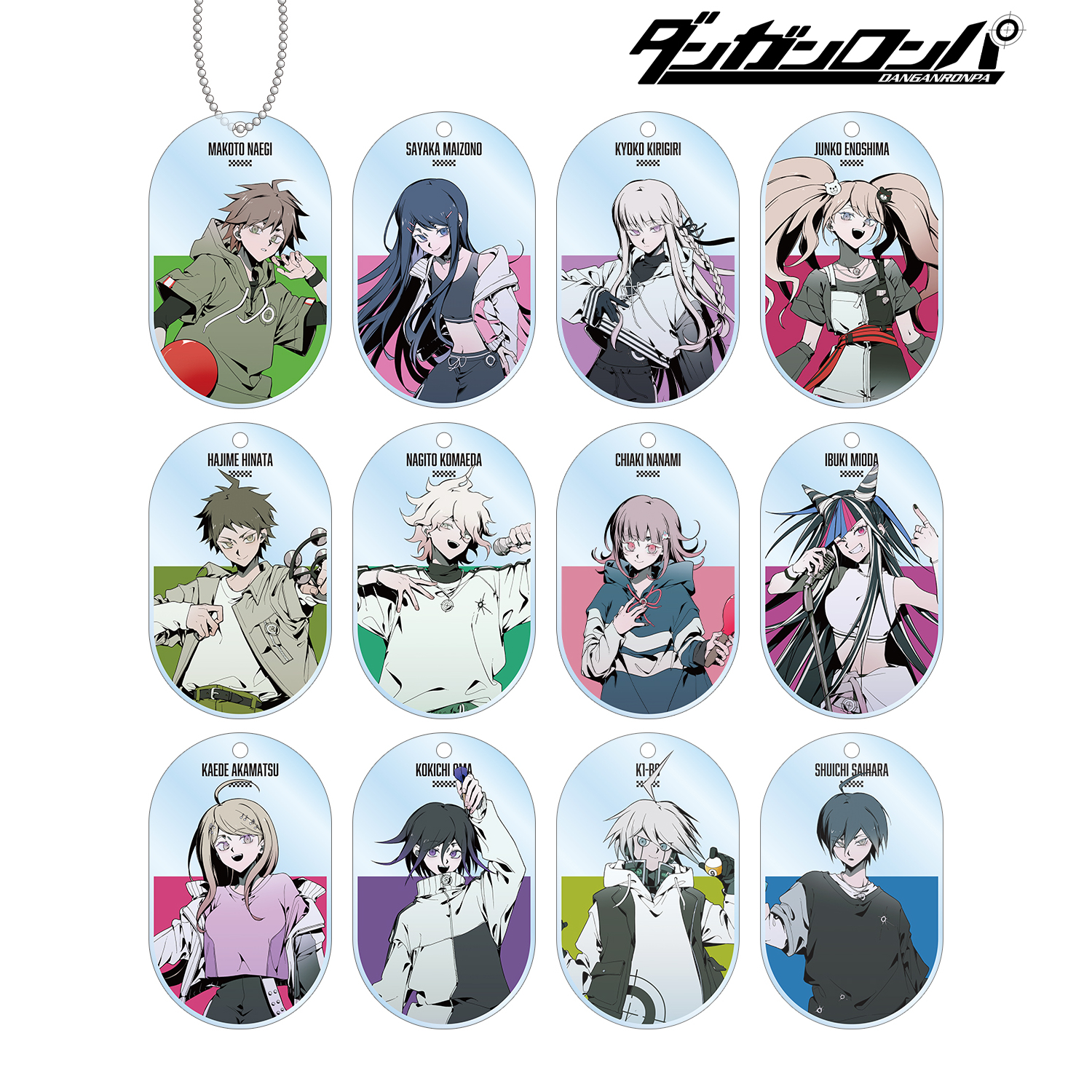 ダンガンロンパシリーズ_しづさんイラスト スポーティルックver. トレーディングアクリルキーホルダー(単位/コンプリートBOX/12パック入り)