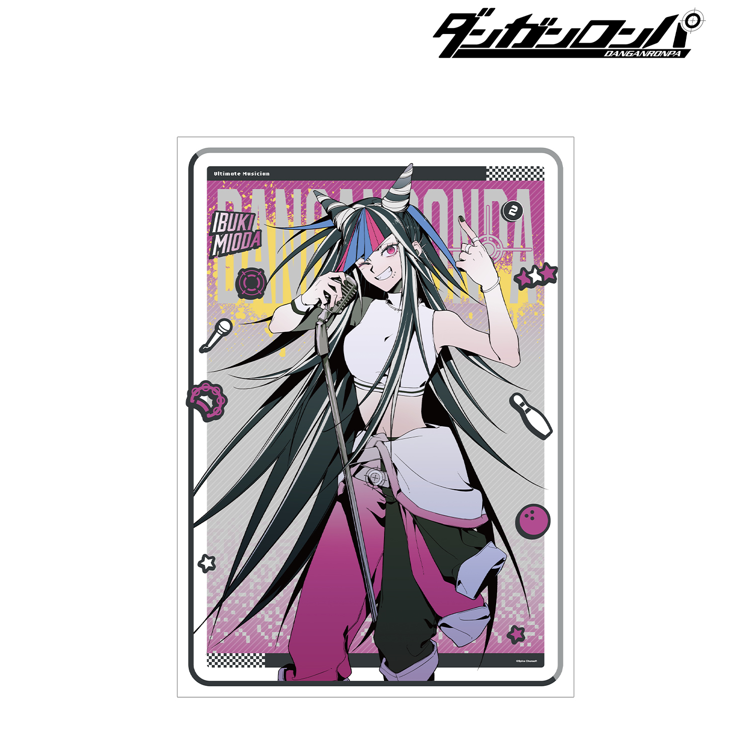 ダンガンロンパシリーズ_しづさんイラスト 澪田唯吹 スポーティルックver. A3マット加工ポスター