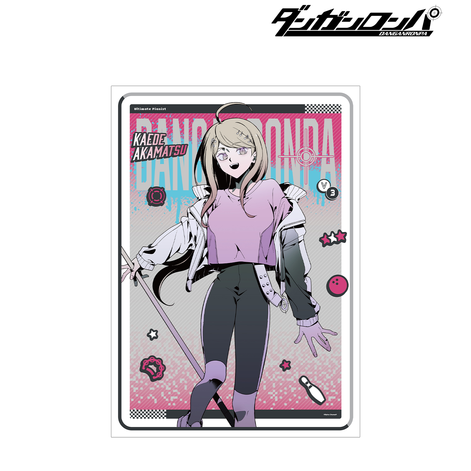 ダンガンロンパシリーズ_しづさんイラスト 赤松楓 スポーティルックver. A3マット加工ポスター