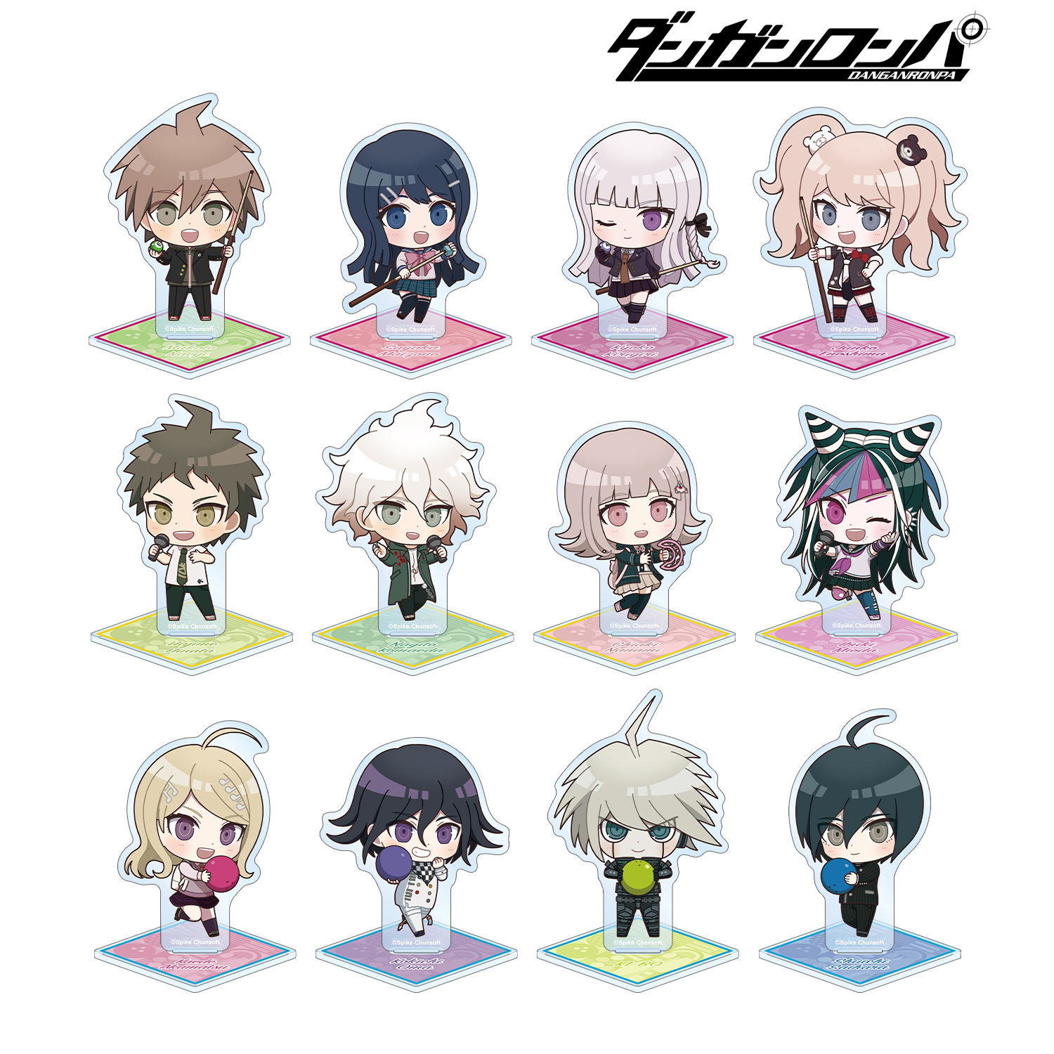 ダンガンロンパシリーズ_トレーディング ちびキャラ アクティビティver. アクリルスタンド(単位/コンプリートBOX/12パック入り)