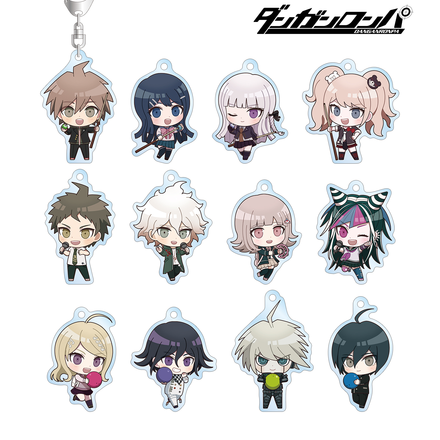 ダンガンロンパシリーズ_トレーディング ちびキャラ アクティビティver. アクリルキーホルダー(単位/コンプリートBOX/12パック入り)
