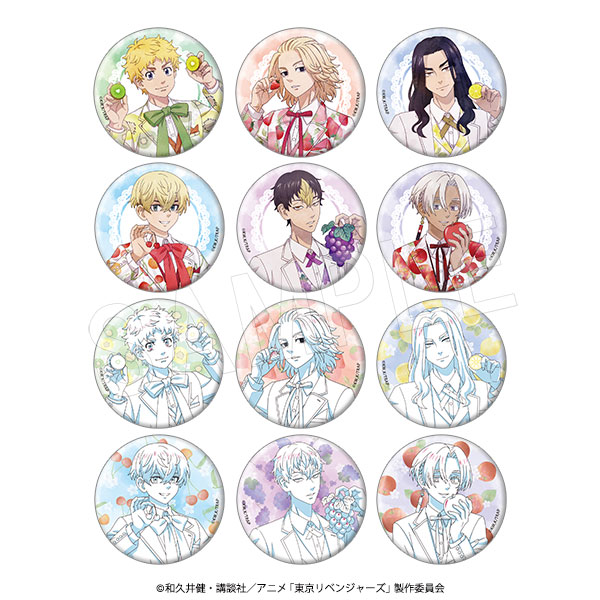 東京リベンジャーズ_トレーディングホロ缶バッジ Fruits à la Mode【BOX／12個入り】