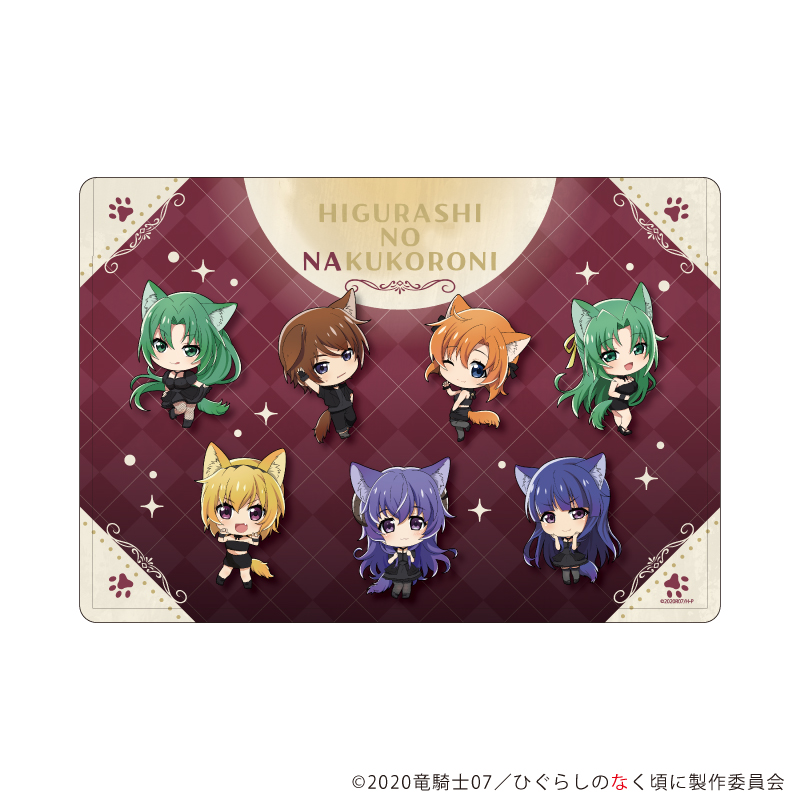 ひぐらしのなく頃に 卒_キャラクリアケース13/集合デザイン 人狼ver.(ミニキャライラスト)