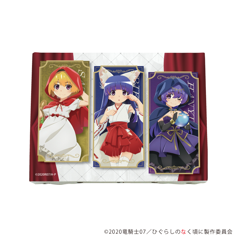 ひぐらしのなく頃に 卒_キャンバスボード05/北条沙都子&古手梨花&羽入(描き下ろしイラスト)