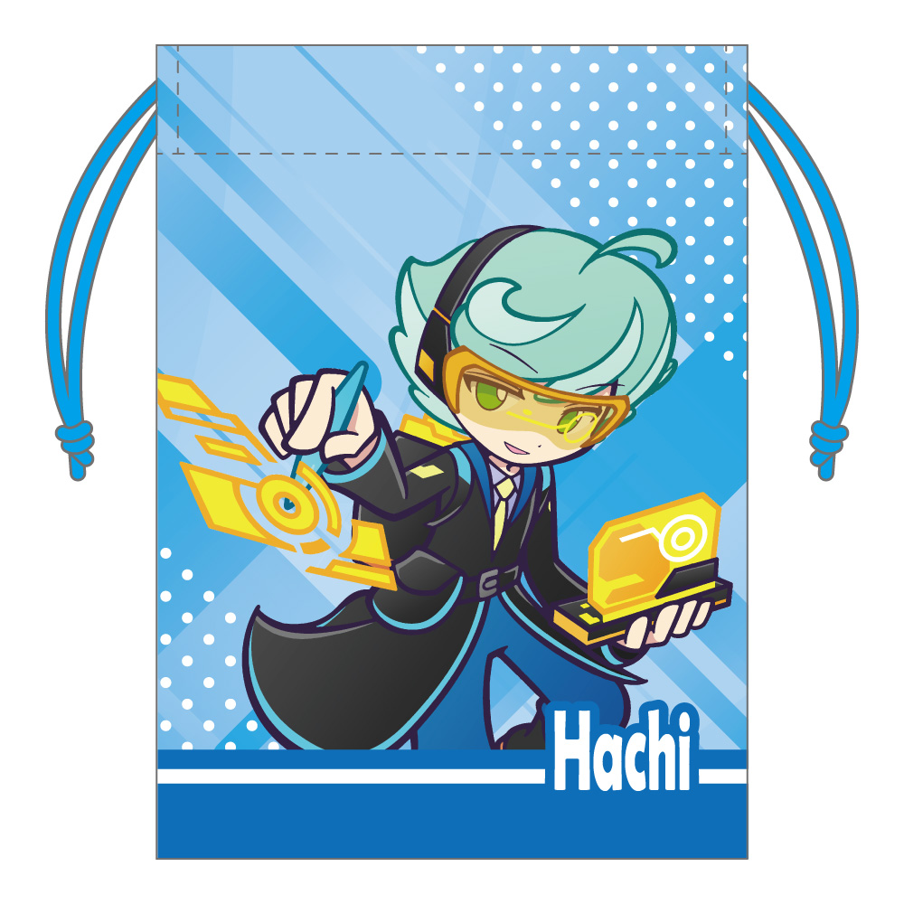 ぷよぷよ_ミニ巾着 ハチ