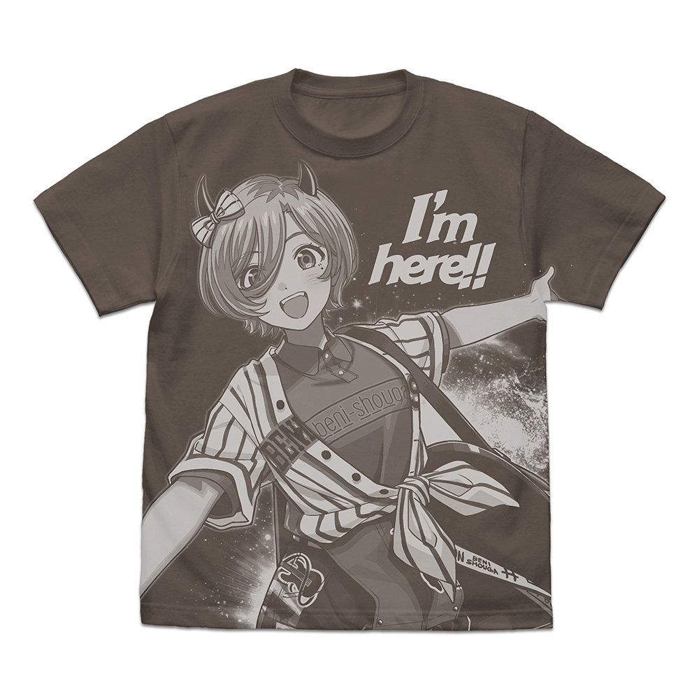 ガールズバンドクライ_XLサイズ_ルパ オールプリントTシャツ/CHARCOAL