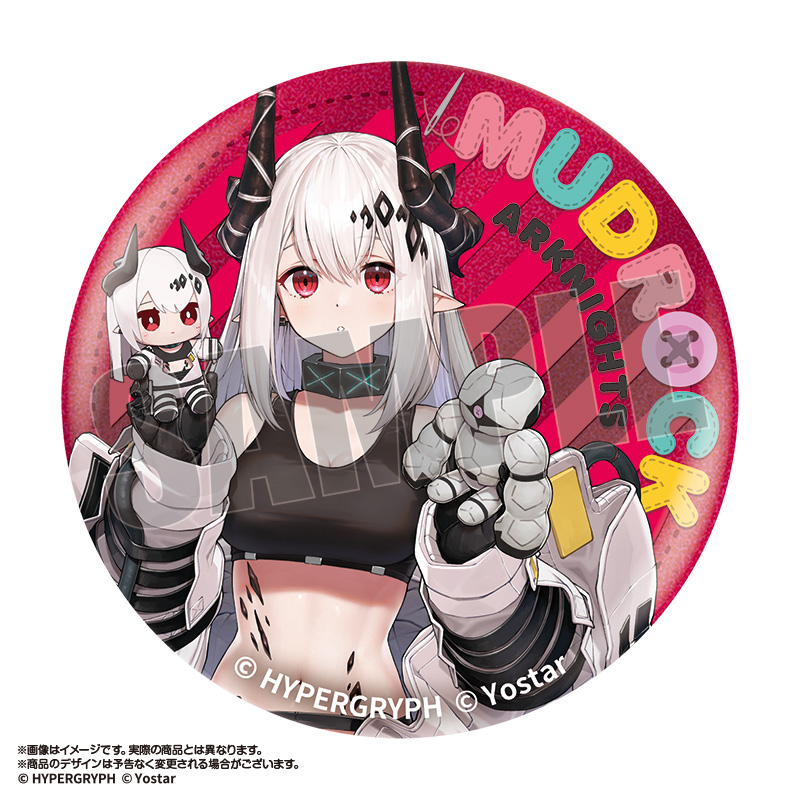 アークナイツ_オペぬい 描き起こし缶バッジ マドロック