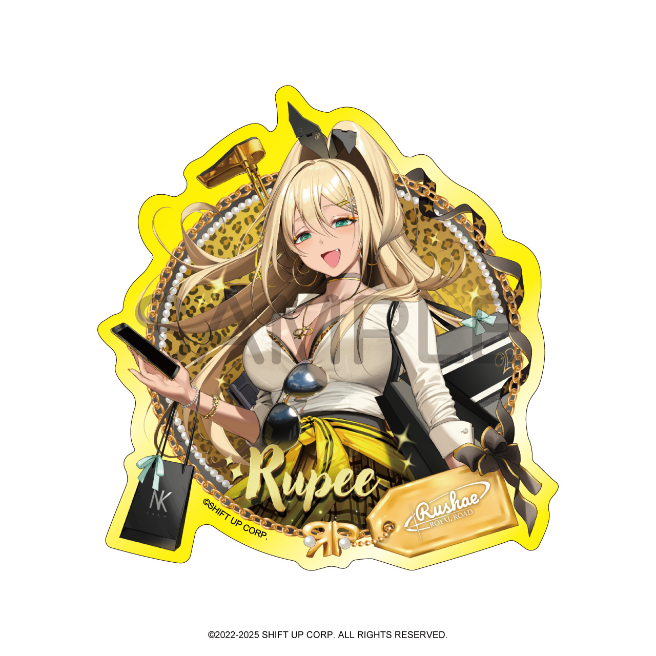 勝利の女神:NIKKE_ガンガールステッカー ルピー